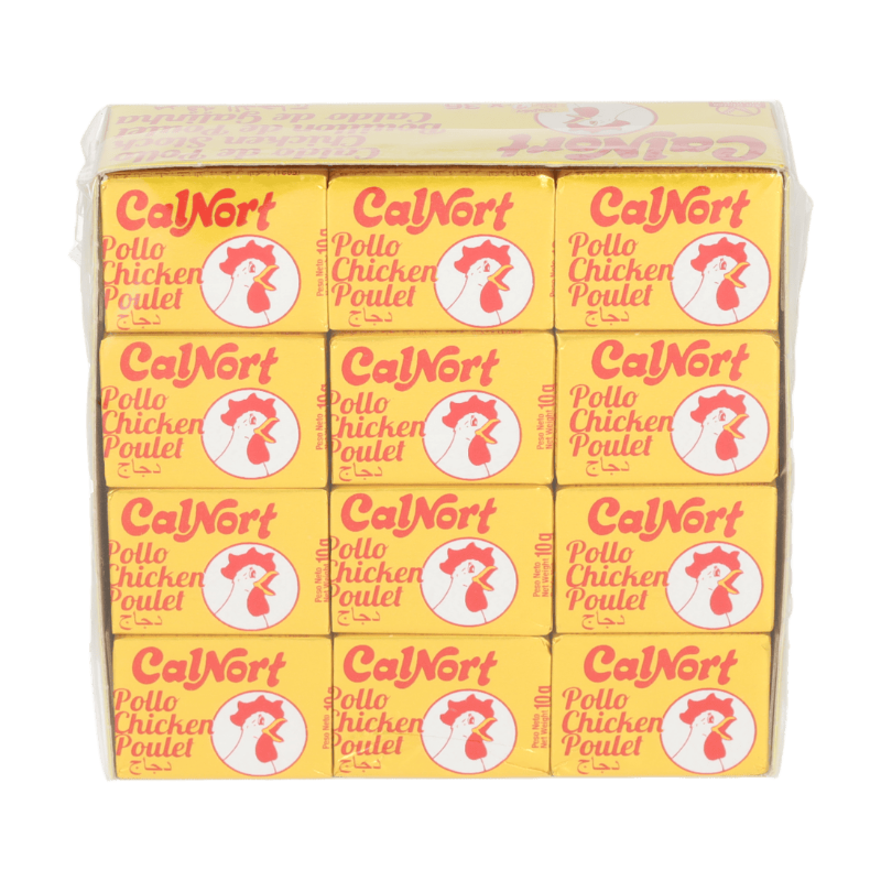 Calnort Cubes de bouillon de poulet - 10 g
