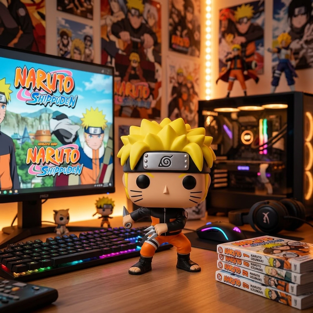 Funko Pop! Animation Naruto Shippuden Naruto avec Shuriken #823 Figurine en Vinyle