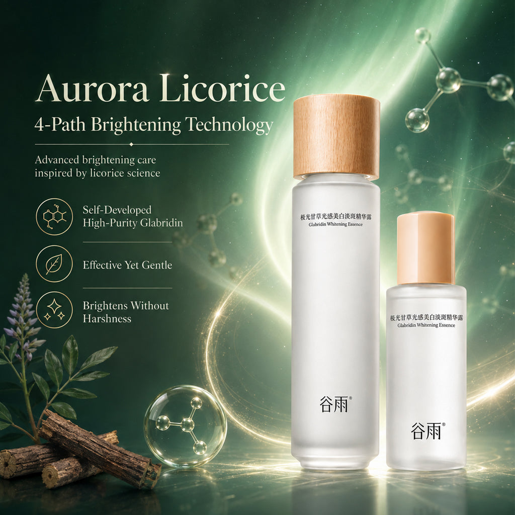 GUYU Aurora Set de Tonique Essence Éclaircissante Réglisse 150 ml + 35 ml