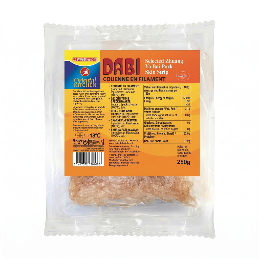 ORIENTAL KITCHEN Peau de porc effilochée - 250 g
