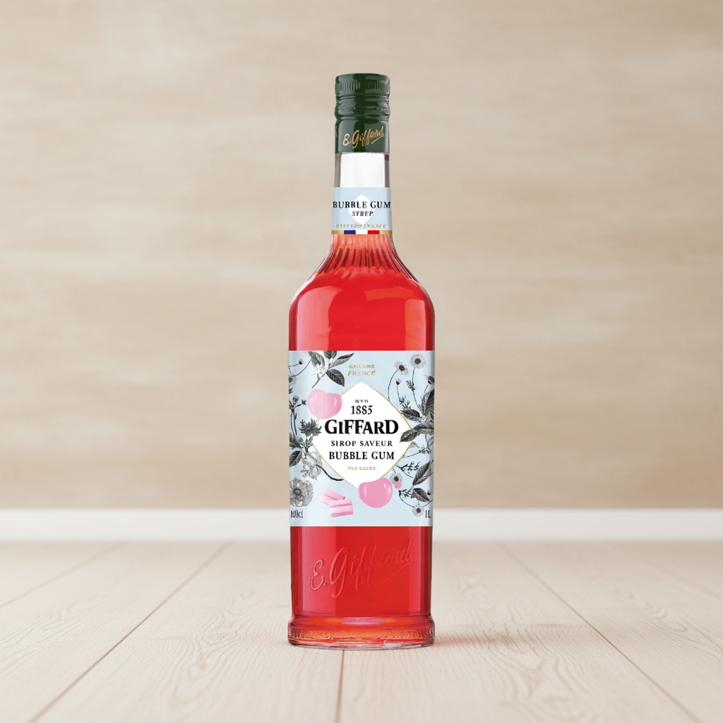 GIFFARD Sirop saveur bubble gum pur sucre - 1 L