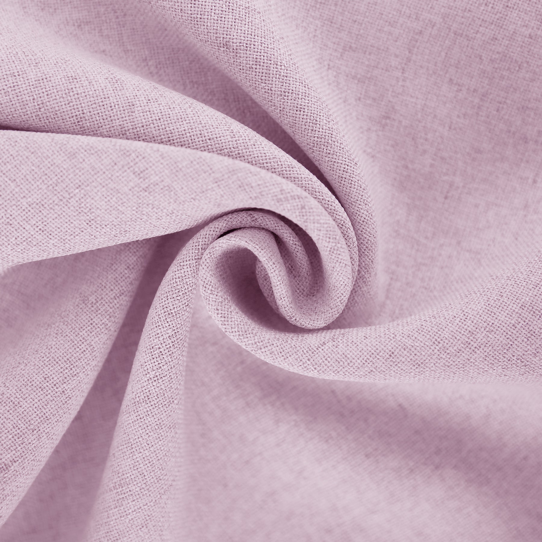 Deconovo housse de coussin en lin imprimé - rose clair - 50 x 50 cm - 1 pièce