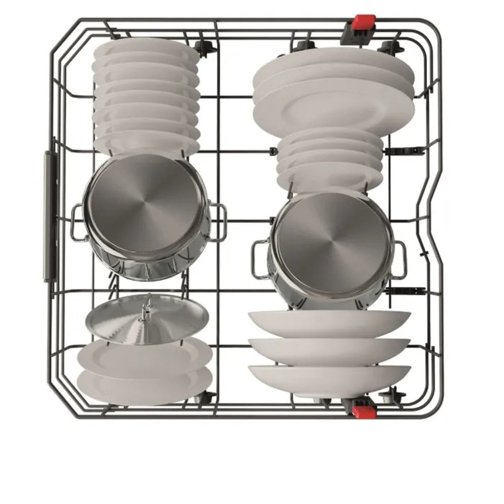 WHIRLPOOL WH6FC14BN70X Lave-vaisselle pose libre 60 cm - 14 couverts - Inox - Classe C