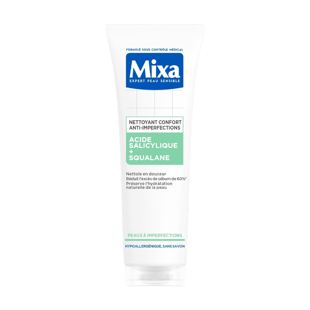 Mixa Lab Nettoyant Confort Anti-imperfections à l’Acide Salicylique 150ml