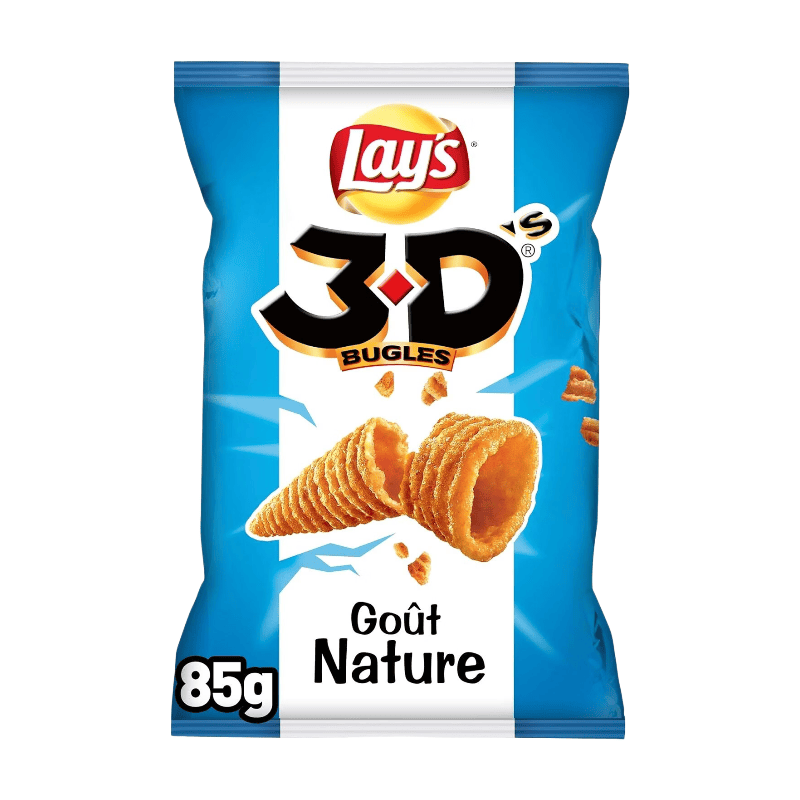 Lay's 3D's Bugles Snack au Maïs Original, 85 g