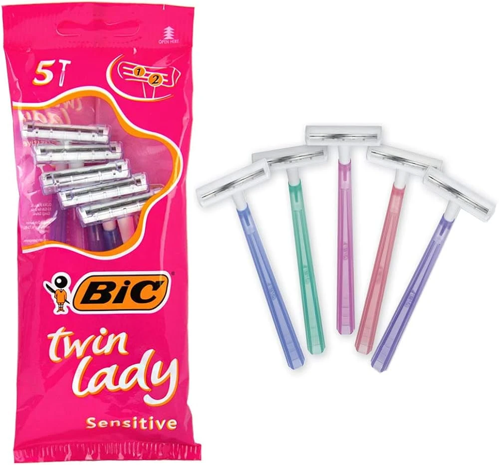 BIC Twin Lady Rasoirs - 5 pièces