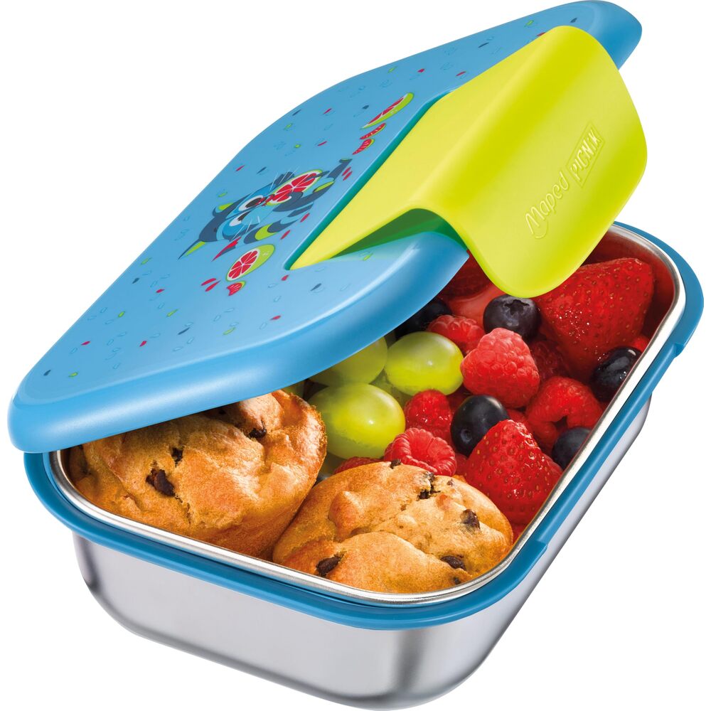 Maped Picnik Boîte à Repas en Acier Inoxydable – 900 ml Bleu