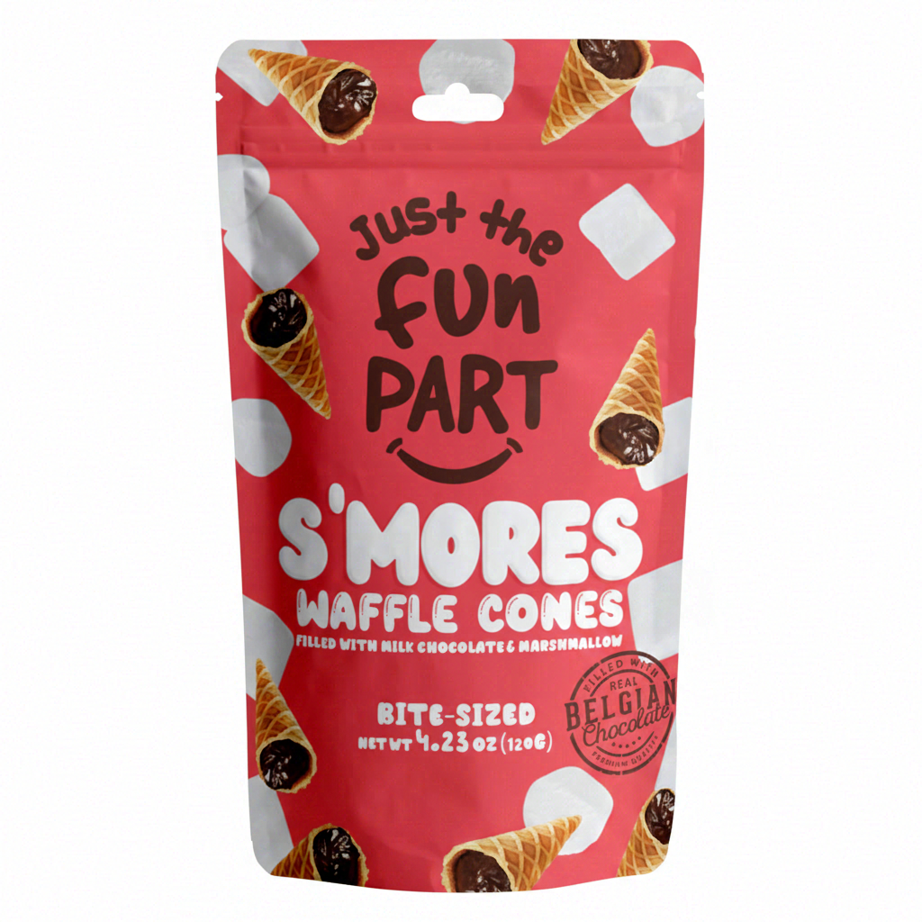 JUST THE FUN PART S'mores chocolat au lait et guimauve 120 g