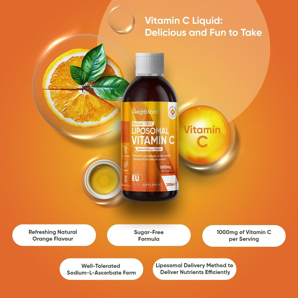 WeightWorld Vitamine C liposomale 1000 mg 250 ml Liquide