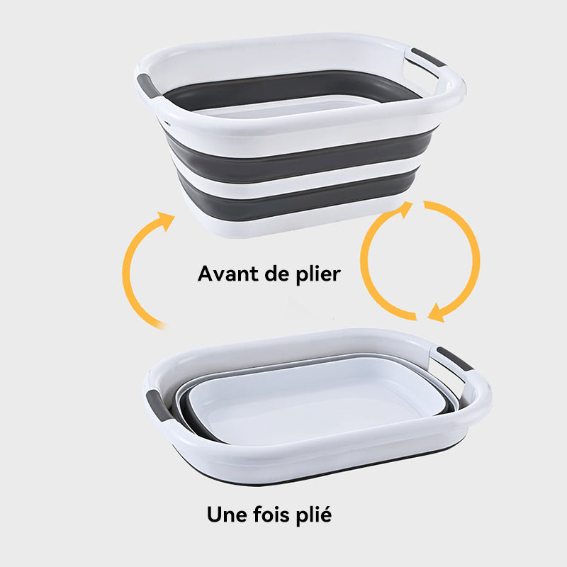 JORDAN&JUDY Panier de rangement pliable à deux poignées - 45 L