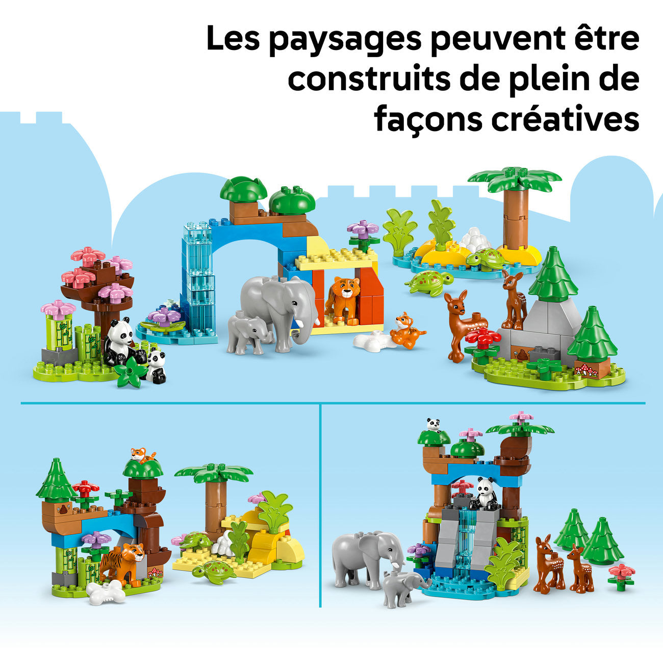 LEGO DUPLO Town 10446 Familles d’animaux sauvages 3-en-1
