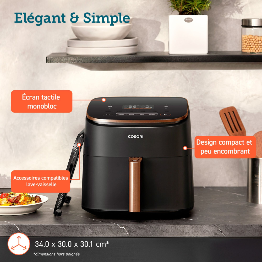 COSORI TurboBlaze™ Édition Chef Friteuse à air 6,0 L