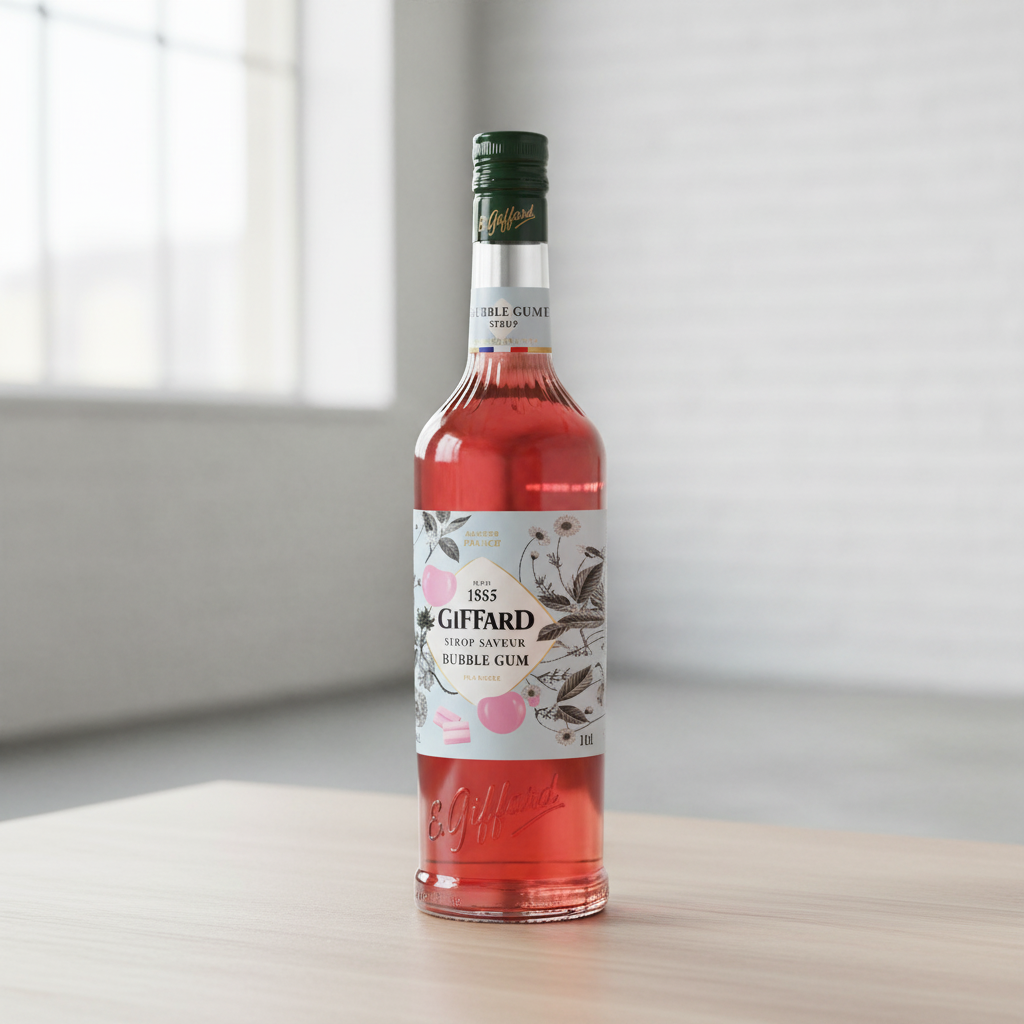 GIFFARD Sirop saveur bubble gum pur sucre - 1 L