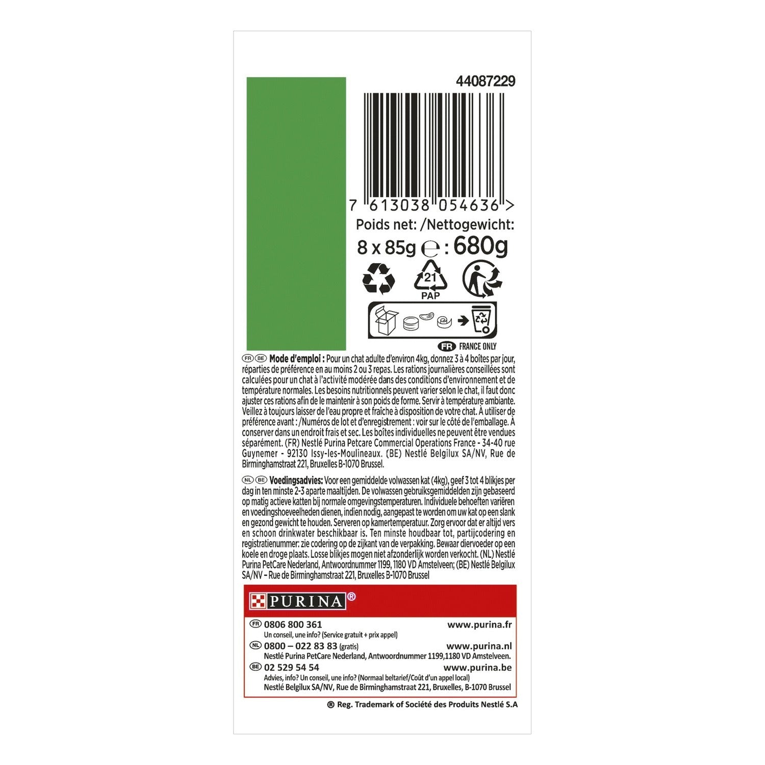 Gourmet Nature's Creations Mini Pâté Aliment pour chat - 8 x 85 g
