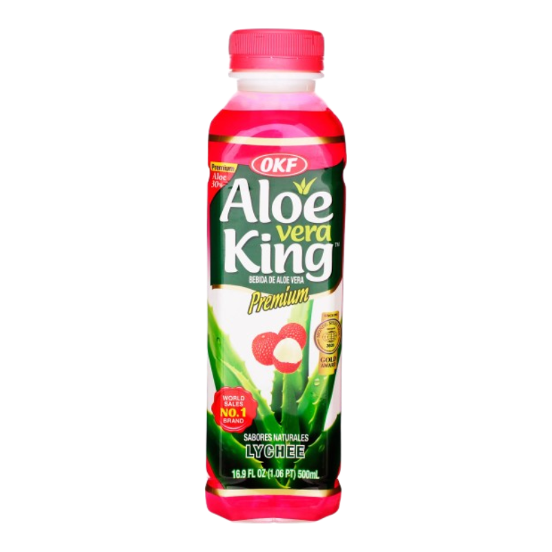 OKF Jus d'aloe vera saveur litchi - 500 ml