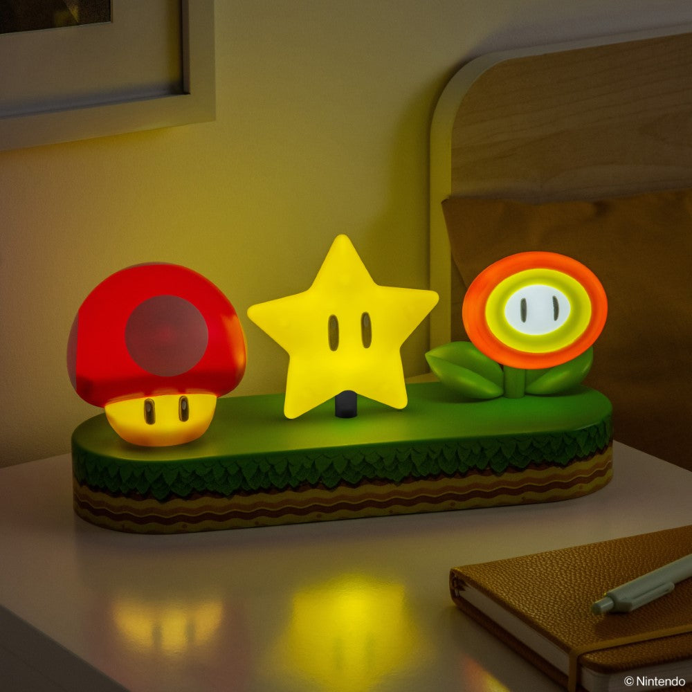 Super Mario Lampe LED Icons - Sous licence officielle - 30 cm - Alimentation USB