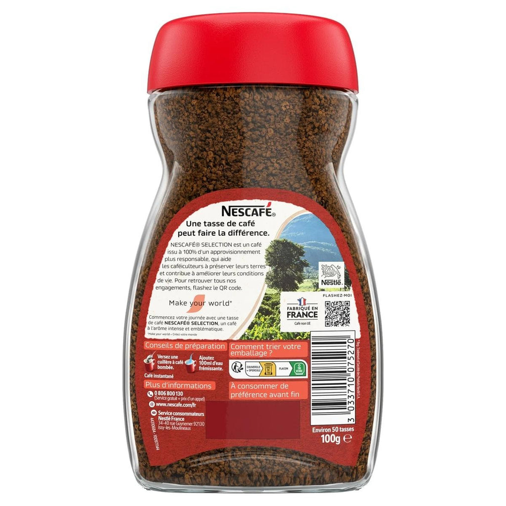 NESCAFÉ Selection Café Instantané Pur, 100 g