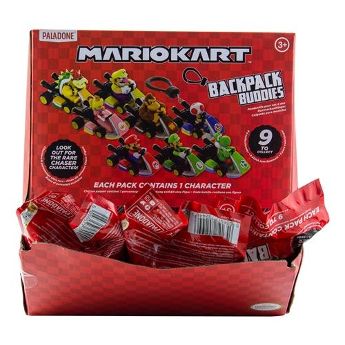 Mario Kart Porte-clés de collection - Sachet mystère - Un Modèle Aléatoire