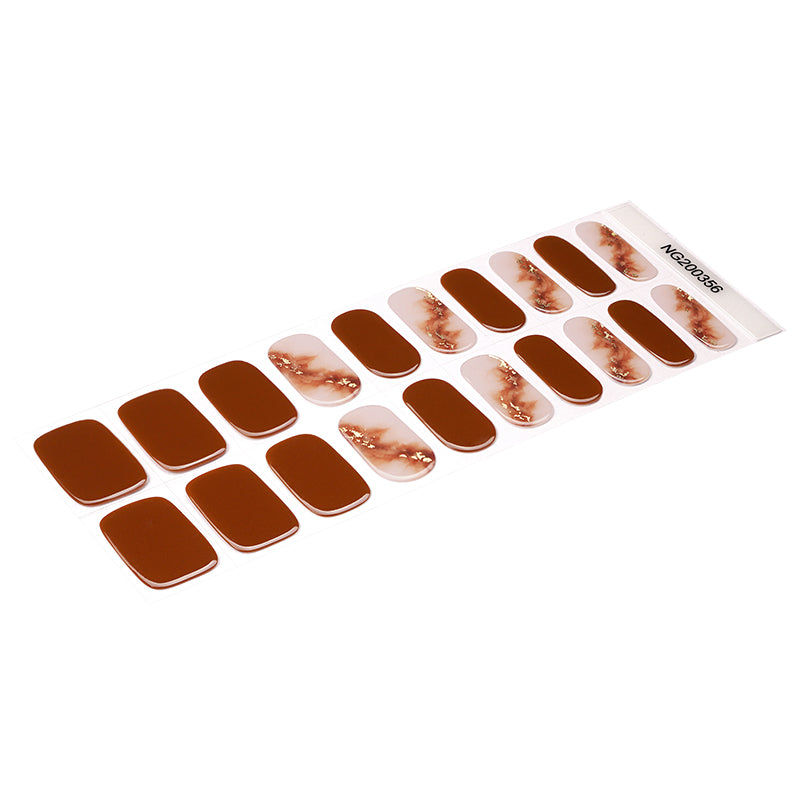 MeoMagic Stickers à Ongles Press-On Nail Art en Gel Teinte 14-152 (Lot de 20)