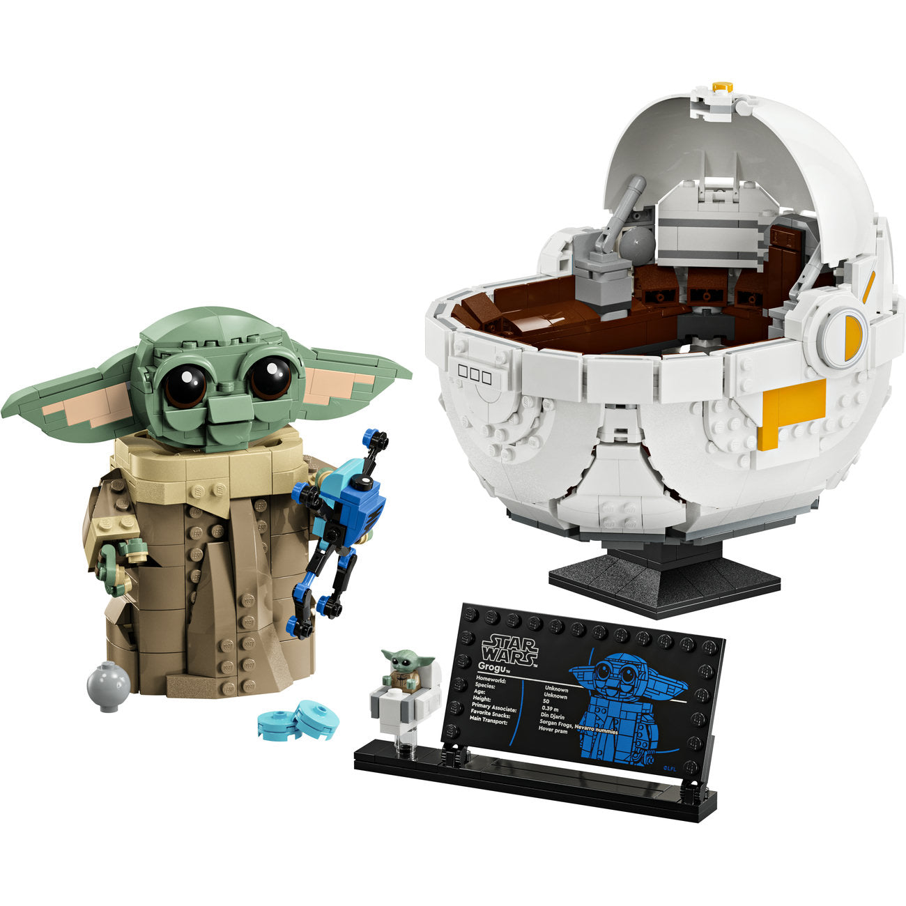 LEGO Star Wars 75403 Grogu™ avec Poussette Volante Set de Construction