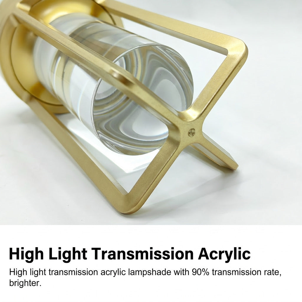 kapanou Lampe de table en métal, design moderne et élégant, modes lumineux blanc chaud, blanc froid et blanc neutre, à intensité réglable sans échelle
