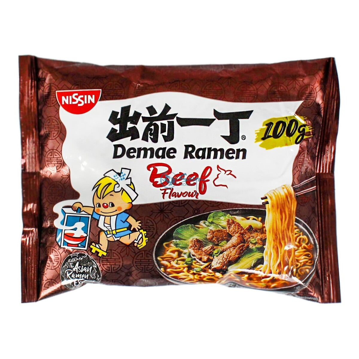 Demae Ramen Saveur Bœuf 30 x 100 g - 1 Boîte