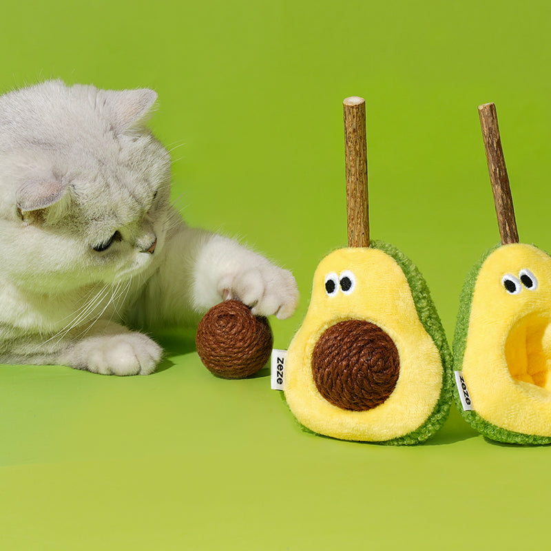 zeze Jouet balle avocat au matatabi