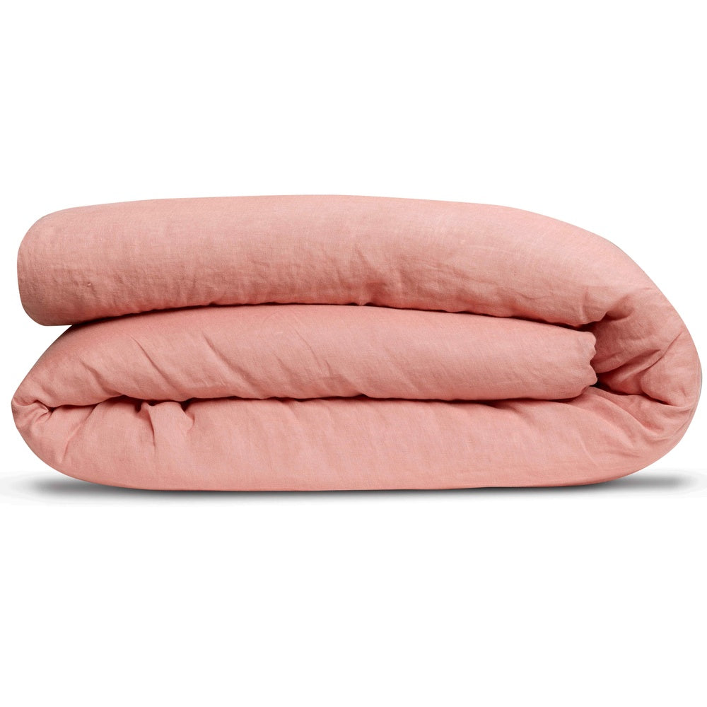 Vivaraise Linco Housse de couette rose poudré - 220 x 240 cm