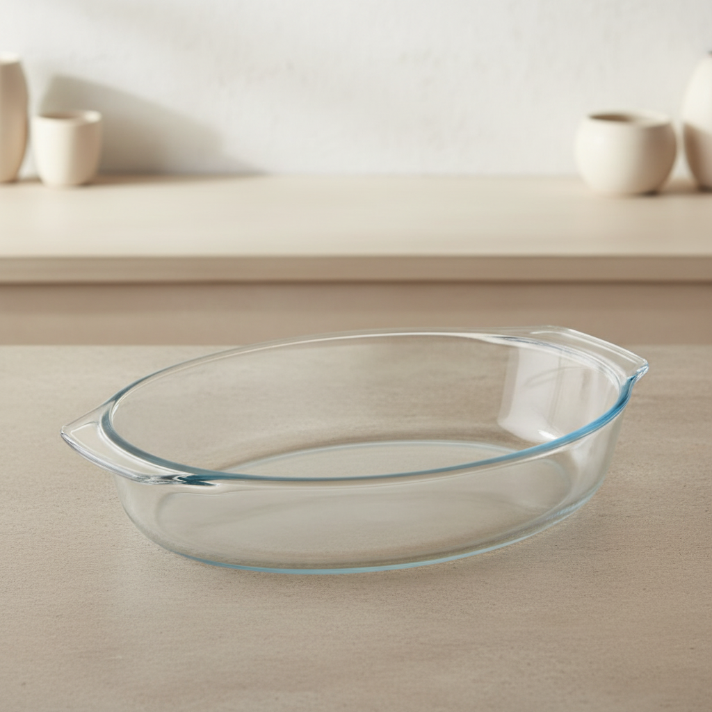Pyrex Plat à four ovale 39 x 27 cm