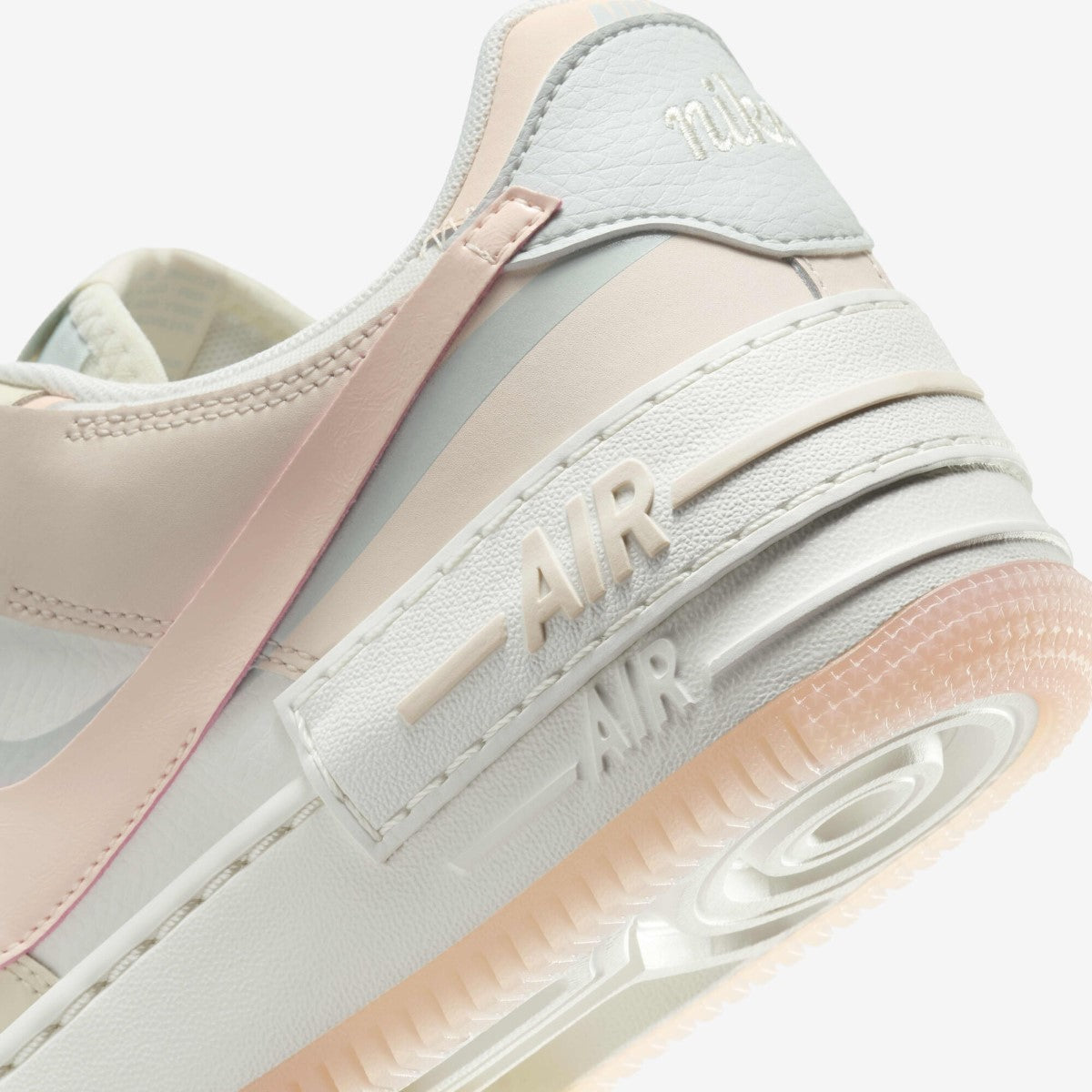 Nike Air Force 1 Shadow Beige/Rose Femme