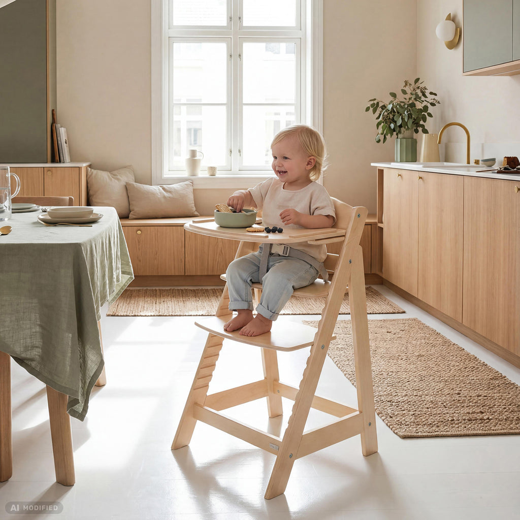 roba Plateau de repas en bois pour chaise haute Sit Up Flex