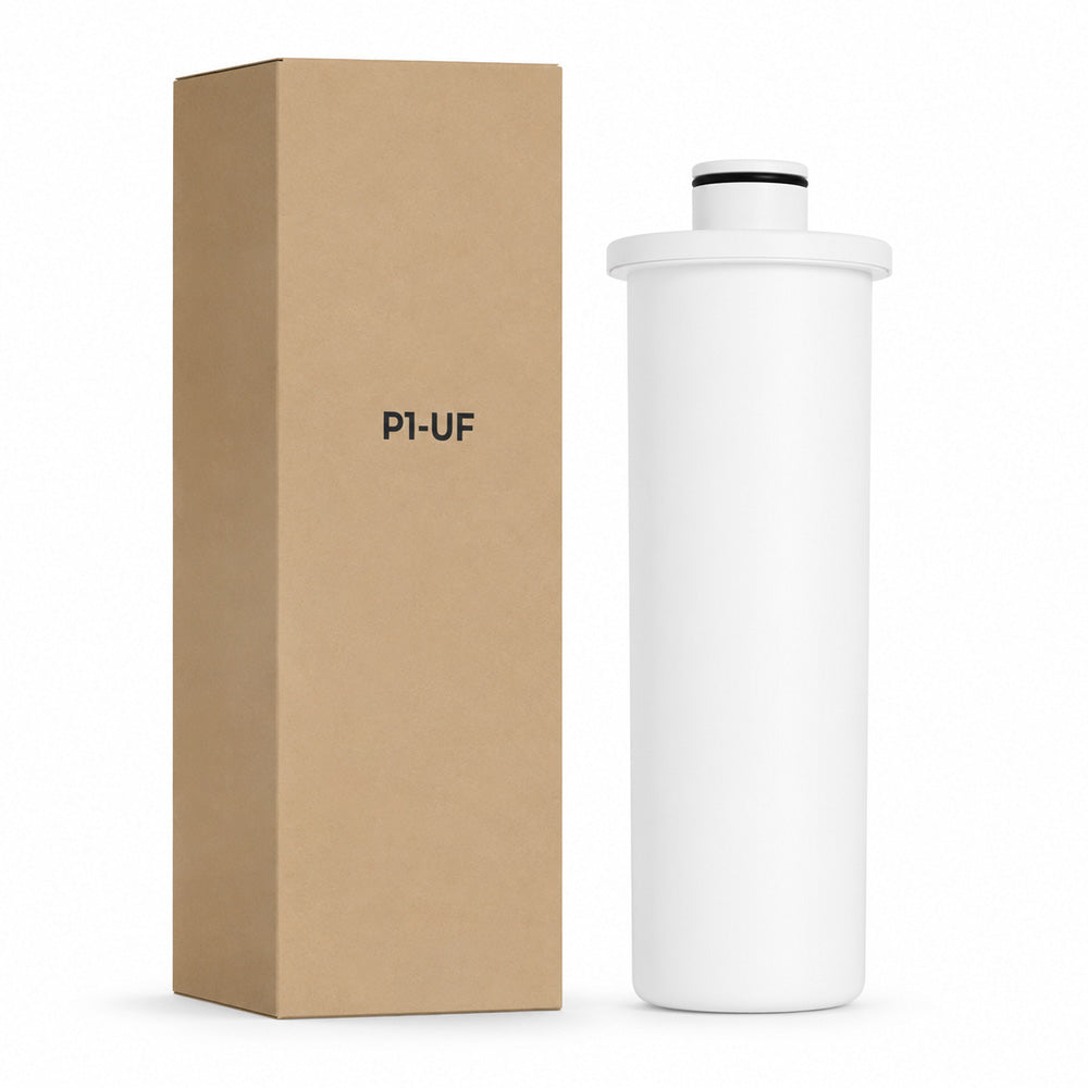 ROUNY Filtre de remplacement P1-UF, compatible avec le purificateur d'eau de bureau Pure 1, tige en carbone et membrane d'ultrafiltration UF
