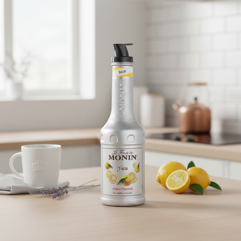 MONIN Purée de fruits saveur yuzu - 1 L