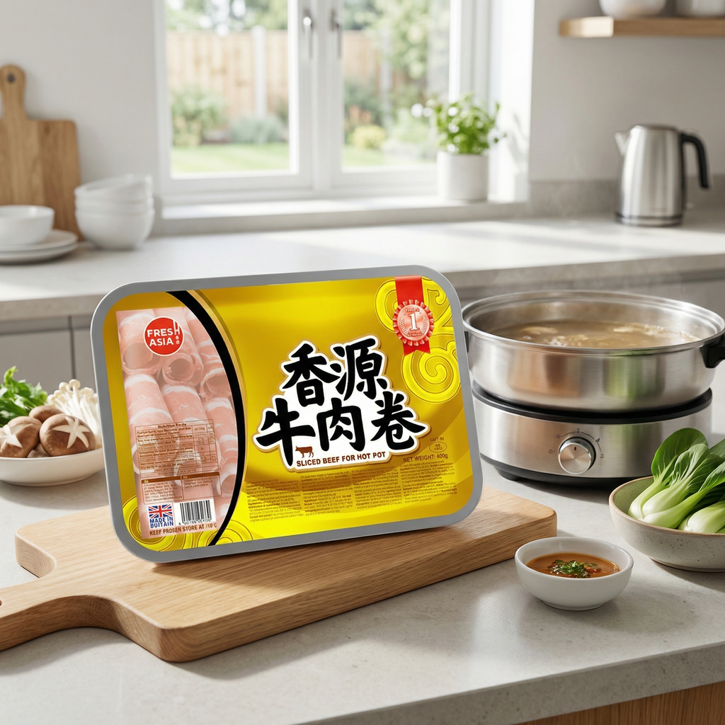 FRESHASIA Tranches de bœuf pour fondue chinoise 400 g