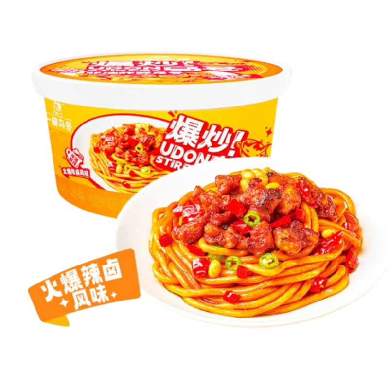 Yi Wan Wu Dong Nouilles Udon sautées, saveur épicée et marinée, 240 g
