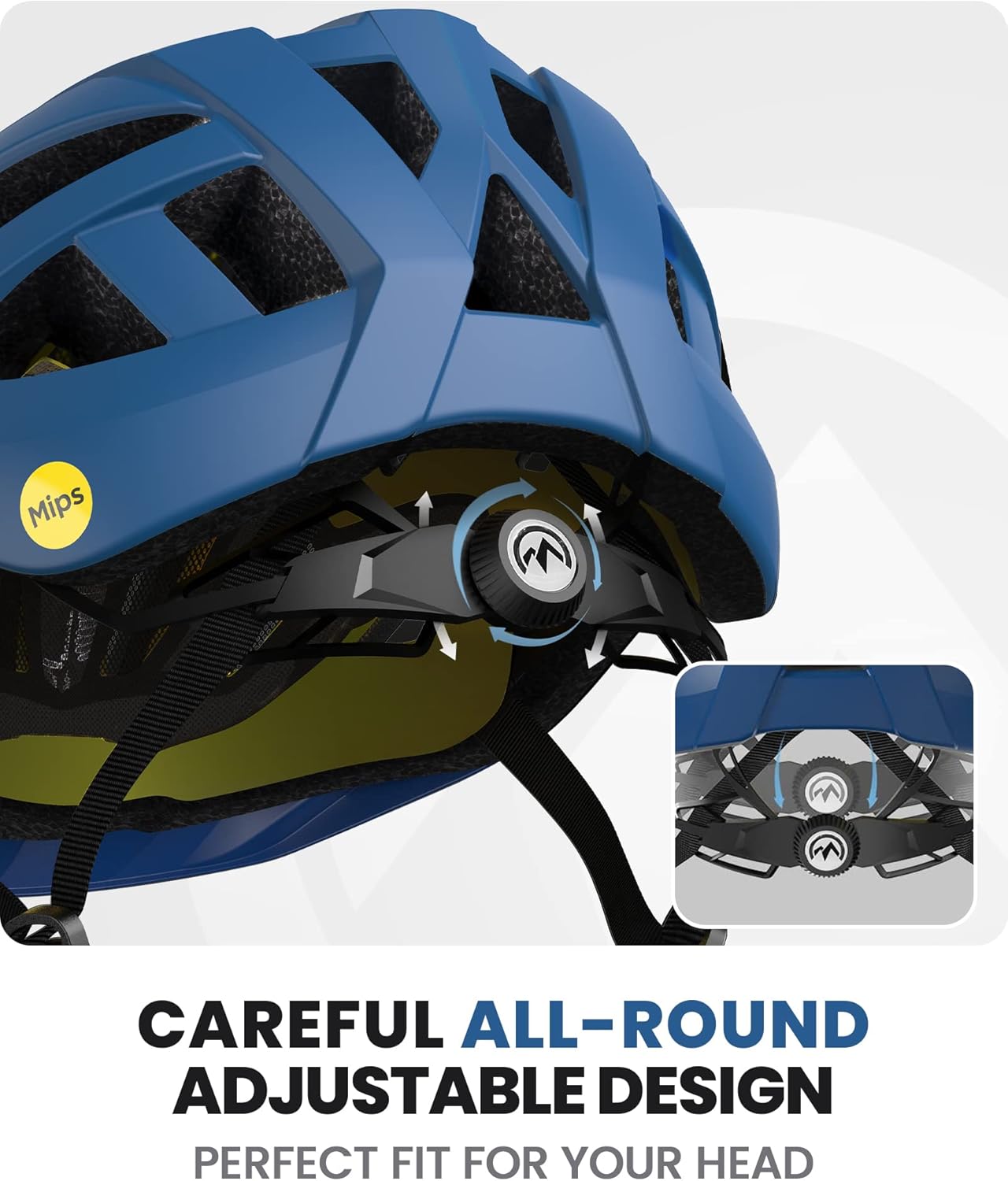 OutdoorMaster MIPS Gem I Casque de vélo de loisir adulte - Chaussée Bleu océan, M