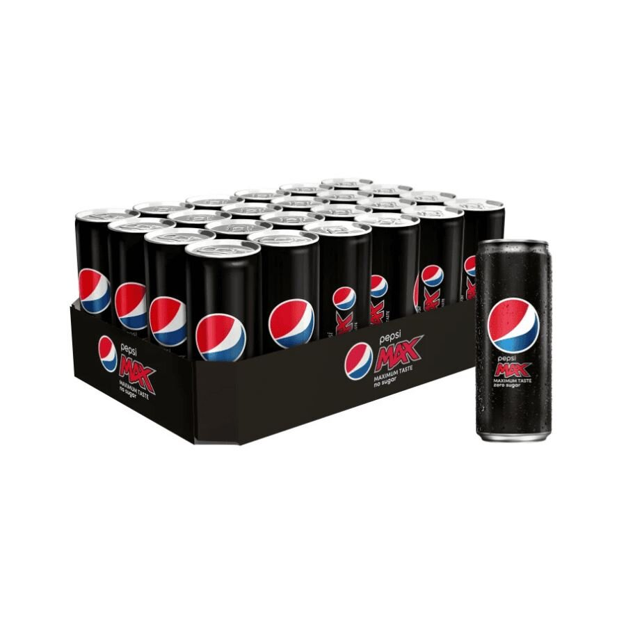 PEPSI MAX Soda zéro sucre - 24 x 33 cl