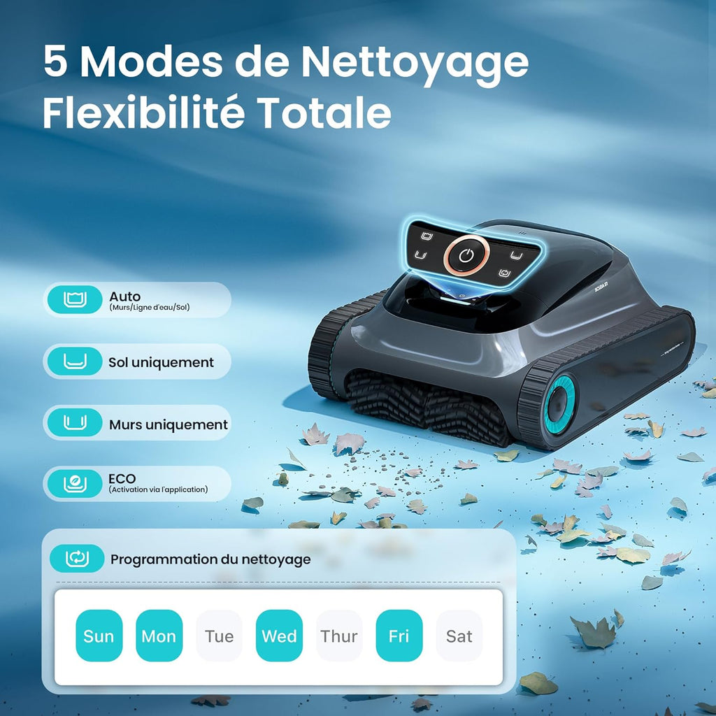 (Nouvel ensemble jardin) Système d'irrigation Aiper IrriSense 2 + Robot de piscine Aiper Scuba S1. Arrosage 3-en-1 multi-zones avec capteur de pluie (445 m²)