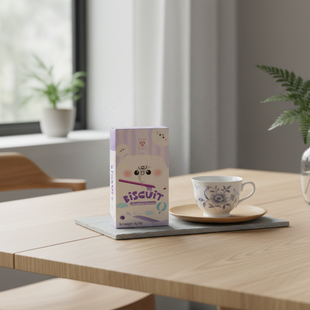 Tokimeki Bâtonnets de biscuits saveur myrtille - 40 g