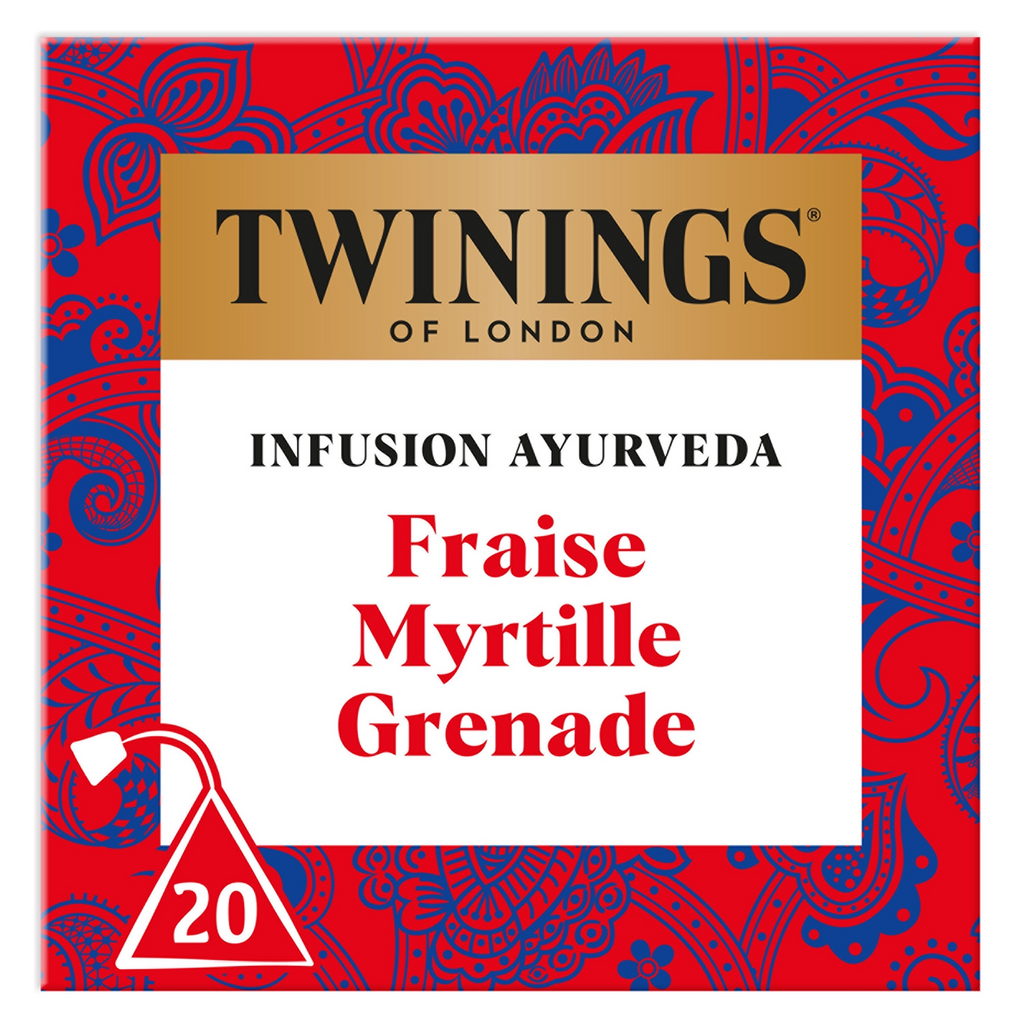 Twinings Infusion fraise myrtille x20