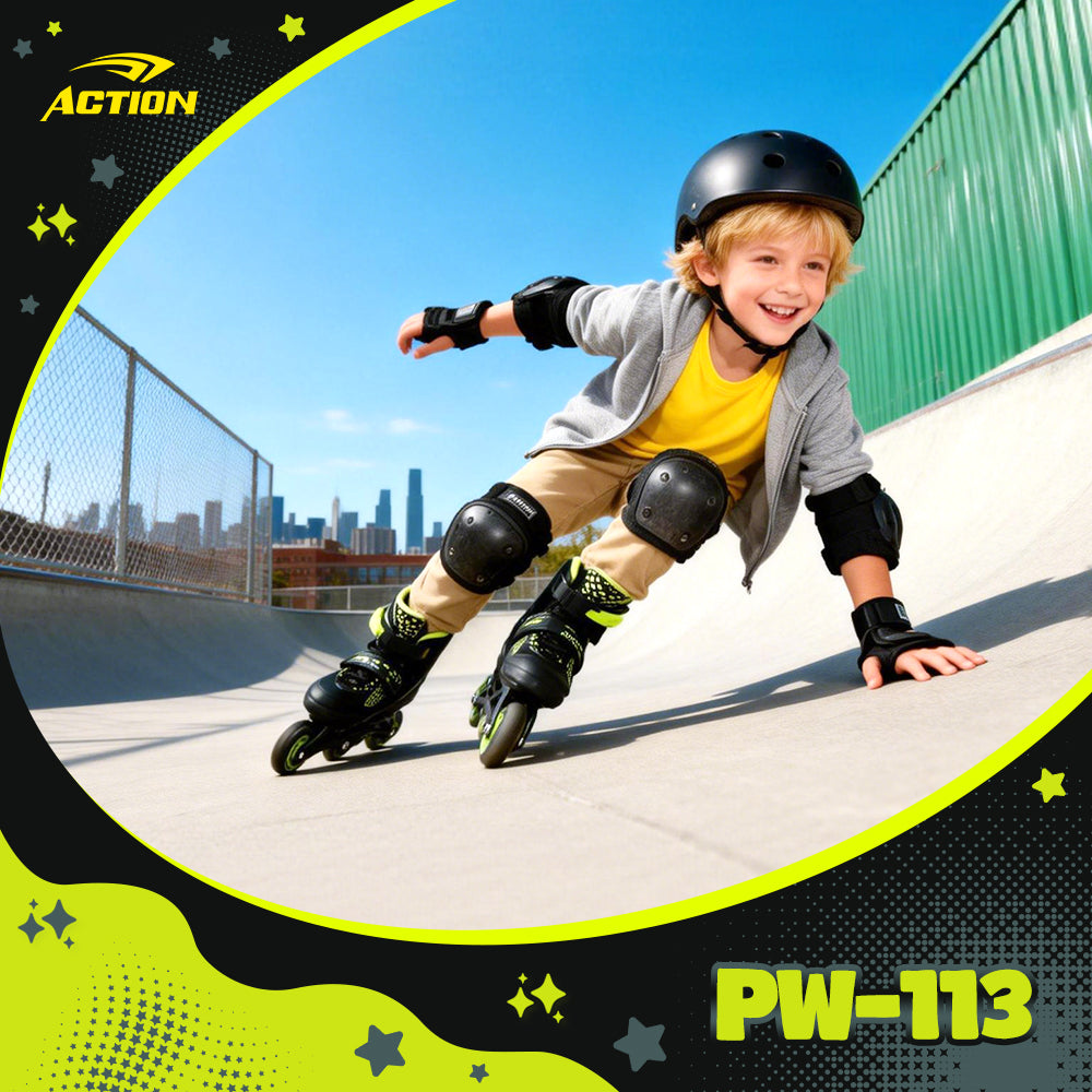 ACTION Patins à roulettes en ligne PW-113 - L