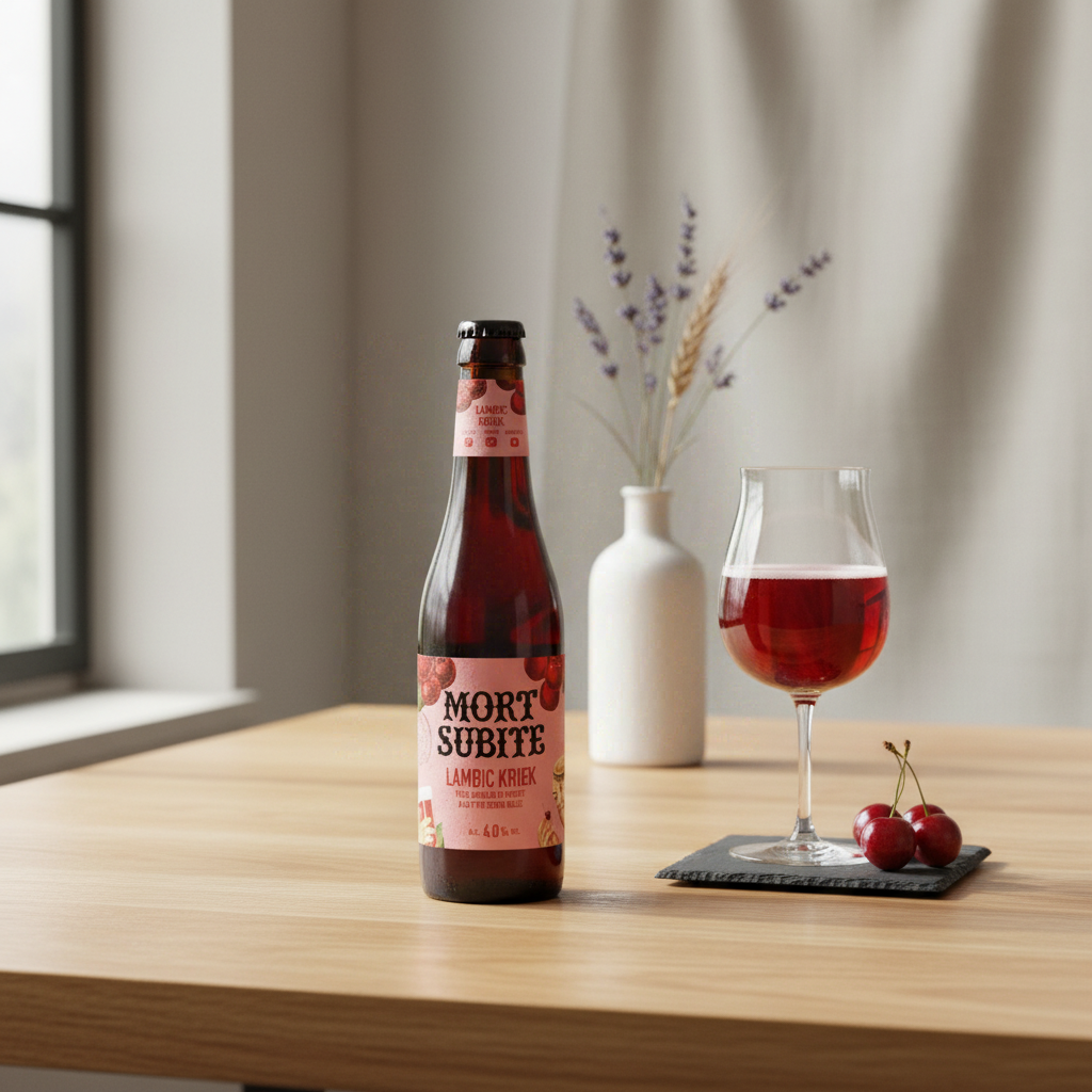 MORT SUBITE Bière Kriek 4,5 % - 33 cl