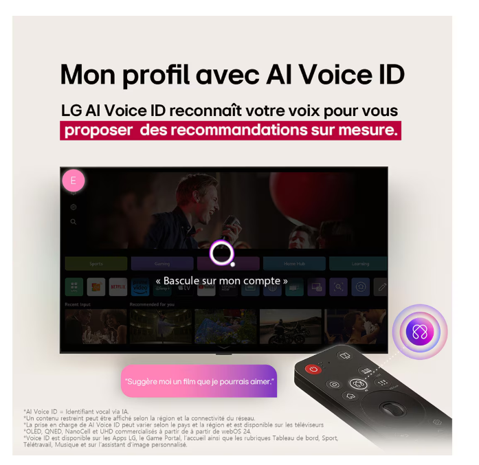 LG 55QNED93A téléviseur Mini LED 4K - 139 cm - 2025