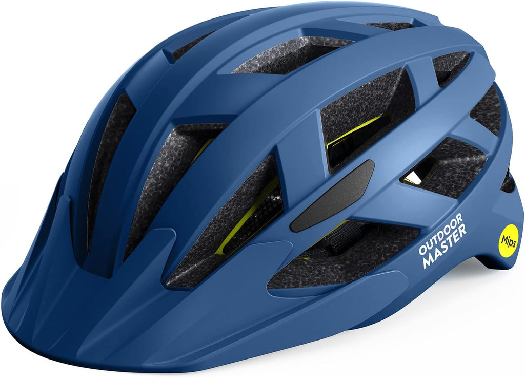 OutdoorMaster MIPS Gem I Casque de vélo de loisir adulte - Chaussée Bleu océan, M