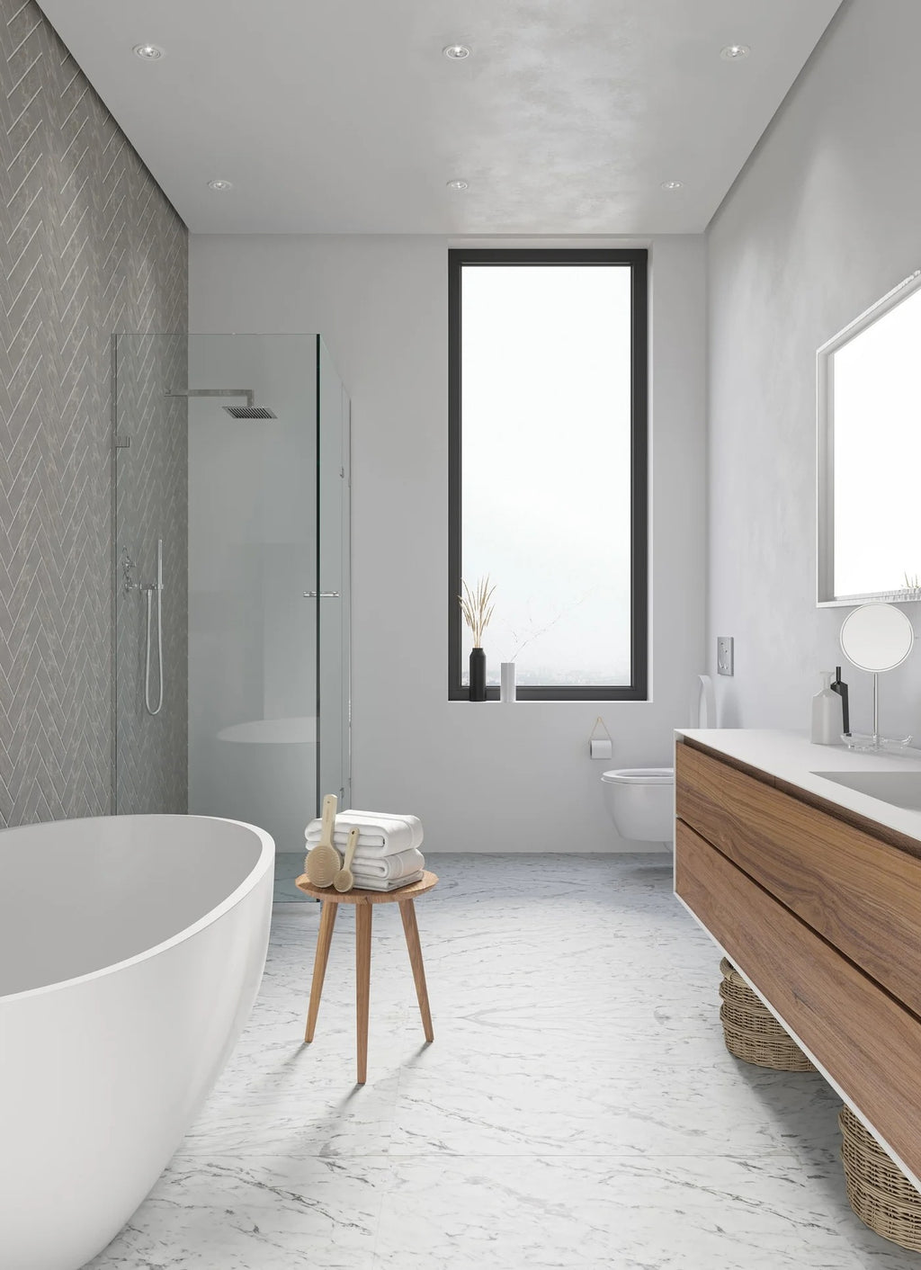 Spot encastré ALEC trois possibilités de réglage de la lumière LED intégrée plastique blanc IP44 Salle de bain - Nordlux, Intérieur