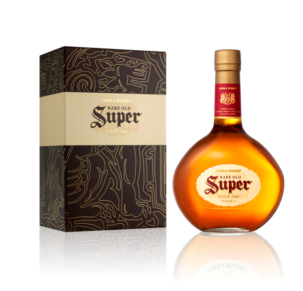 NIKKA Super Nikka Rare Old, whisky assemblé japonais, avec étui - Notes fruitées et épicées - Origine : Japon - 43 % d'alcool - 70 cl