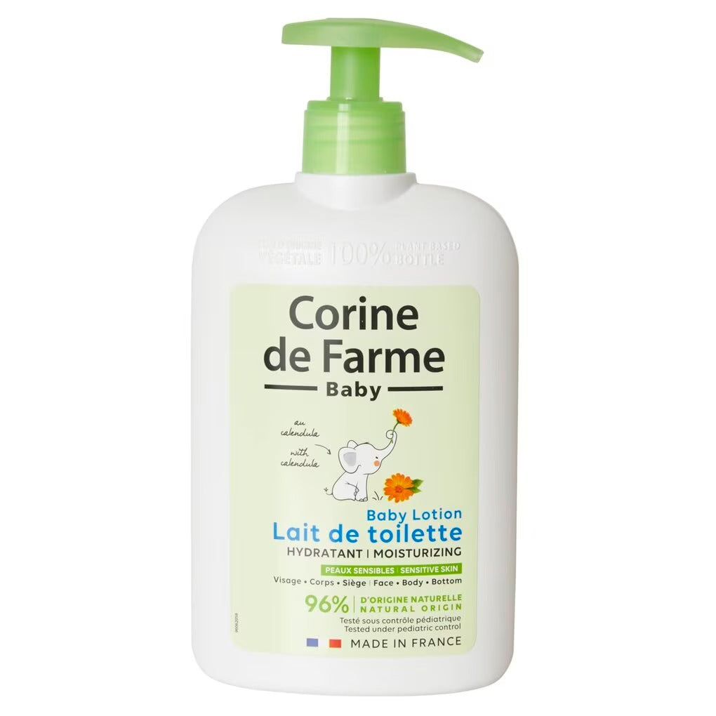 CORINE DE FARME Lait Corps Hydratant au Calendula pour Bébé - 500 ml