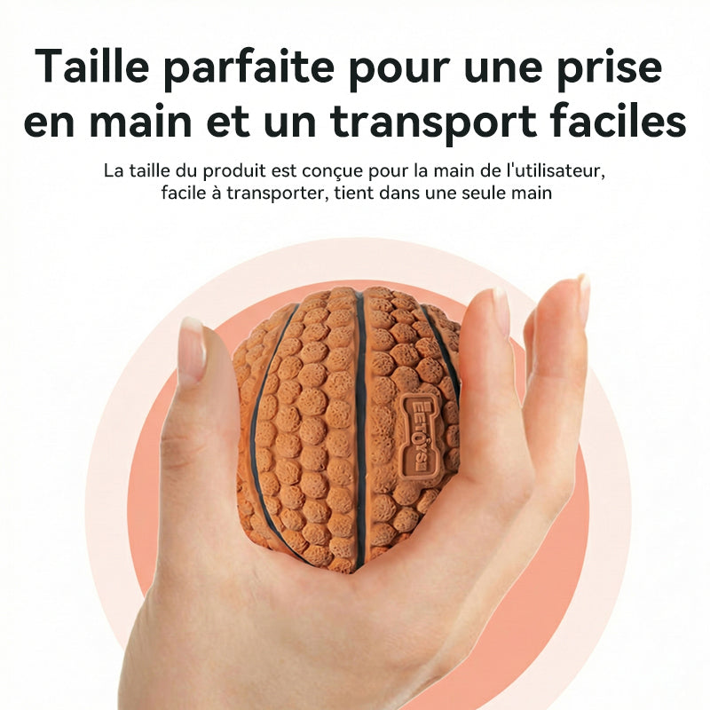 Blinkit Kit de balles jouets interactives sonores pour animaux, Son par pression pour attirer l’attention, Latex souple pour morsure douce, Conception pour nettoyage des molaires