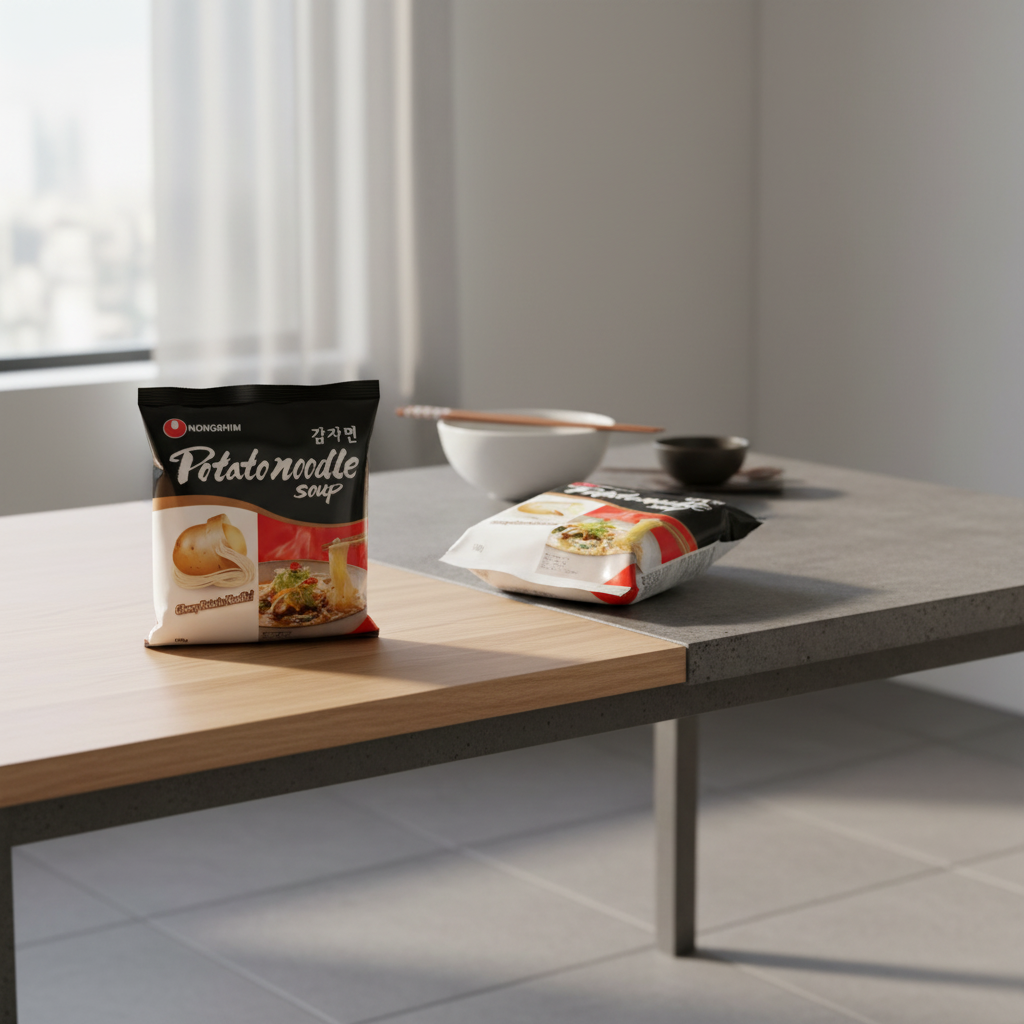 Nongshim Soupe instantanée de nouilles de pomme de terre - 100g