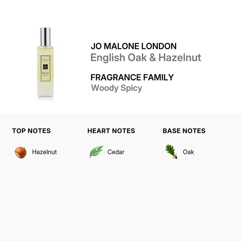 JO MALONE LONDON English Oak & Hazelnut Eau de Cologne Vaporisateur 30ml